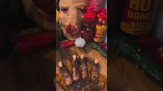 JD&rsquo;S HOT HONEY &ndash; SPOOKY EDITION: THE SEVERED HAND🔥🩸 #bbq #bbqideas #halloweenfood #spookyseason