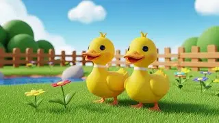 Counting Ducks on the Farm | Fun Kids Song for Toddlers to Learn Numbers and Farm Animals 🦆
