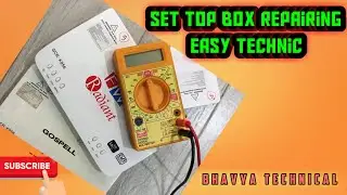 Set top box Radiant - No power, Repairing tips, STB Servicing