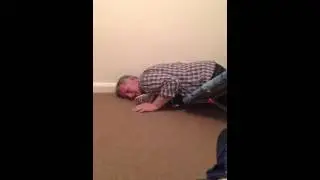 Drunk Guy falls on Iron Board