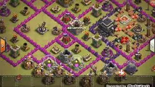 ANTI 2 STAR TH9 WAR BASE!!!2018