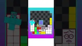 Falling Numberblocks On Tetris Game 2 Series 6 Sneak Peek #numberblocks #funny cartoon #learn count