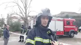 QUEDA DE MURO ATINGE 3 CARROS EM COIMBRA