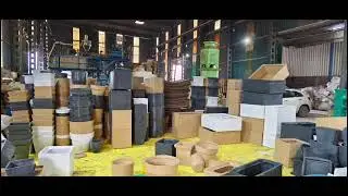 PLANTER (FLOWERPOT) MAKING ROTOMOLDING MACHINE PRODUCTION LINE
