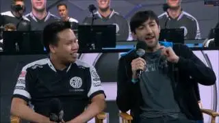Funny BANTER with Team owners(Reginald and HOTSHOTGG)-league of legends