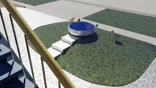 POST HELENE ELEVATED BEACH HOME with BIRD BATH VIEW FROM FRONT DECK