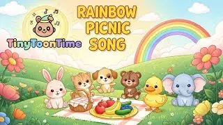 Rainbow Picnic Friends 🌈 | Baby Action Song for Toddlers | Kids Songs English