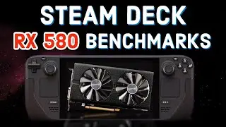 Тесты производительности внешних видеокарт Steam Deck &mdash; Rx 580 #steamdeck #gaming