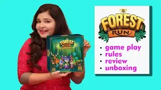 The FOREST RUN gameplay , review & rules | How to play FOREST RUN | Best Board game .