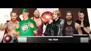 The SHIELD vs Cm Punk & John Cena & Ryback |Tag Team Match |PC [4K60] #shortsfeed #verticallivefeed