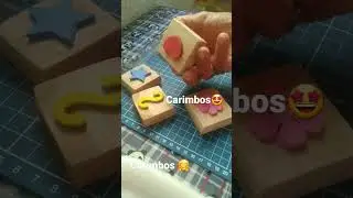Carimbos artesanais #artecriativa #carimbos #eva#criatividade#arte#art#artesanal