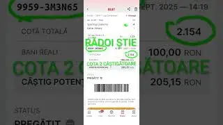 FORZZA FORZZA SE ȘTIE MERGEM LA CASERIE BILETUL ZILEI &Icirc;N COTĂ 2 C&Acirc;ȘTIGĂTOR DIN NOU 🍀🍀🍀