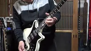 K'z Guitar Works Red Special Jr & Kz TrebleBooster+CRYBABY Q ZONEi QZ1+Orenge DarkTerror 001