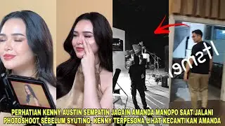 Suami Perhatian Kenny Austin Sempatin Jagain Amanda Manopo saat Jalani Photoshoot Sebelum Syuting