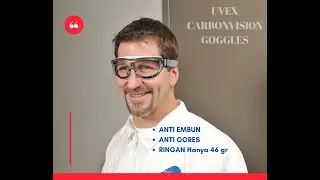 UVEX CARBONVISION | UVEX SAFETY GOGGLES CARBONVISION 9307375 ORIGINAL MADE IN GERMANY