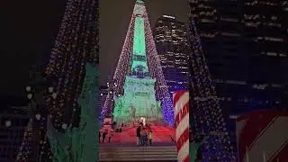 circle city lights #indycircle#downtownindy
