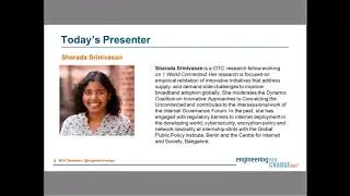 E4C Webinars l Technologies for Connecting the Unconnected