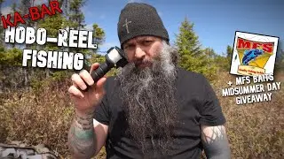 Ka-bar Hobo Reel fishing & MFS mid summer day giveaway details + all season rub review