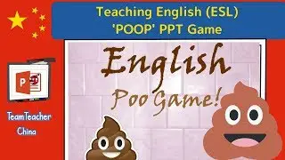 Poop PPT Game in IWB Class Lesson Plan | English Classroom PPT Games