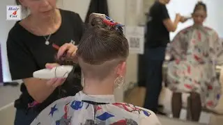 2025-46 Natalie preview - long light hair buzzed and chopped to undercut mullet