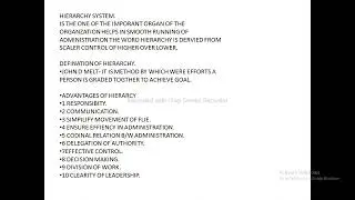 HIERARCHY.