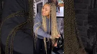 🧩 Clean triangle parts give a neat, artistic finish /Twisting triangle braids 🔺✨