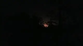 SpaceX night launch view from Wedgefield, FL