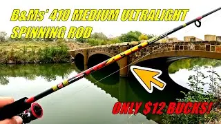 Тестирование спиннингового удилища B&M 410 Medium Ultralight на реке Сан-Антонио! #наприроде #рыб...