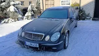 Mercedes W211 E220 CDI Cold start -20°C