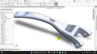 HOW TO INSERT BARCODE, LOGO & BRAND MARK IN SOLIDWORKS 2025/2026