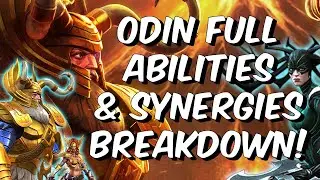 Odin Full Abilities & Synergies Breakdown! - COSMIC GOD OR DUD?!? - Marvel Contest of Champions