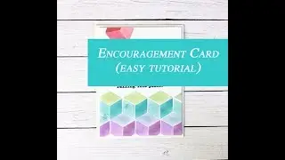 How to Create a Rainbow Encouragement Card (easy instructional)