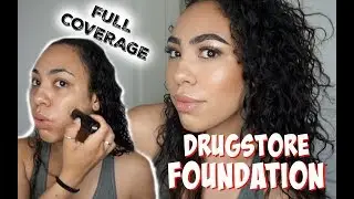 Acne Coverage Drugstore Foundation Routine 2018