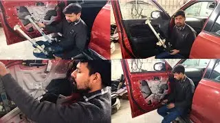 Maruti Suzuki How🤷 to Replace😲💥 pawer window regulator Assembly vitara brezza🚗 #Fateh Decent Fyx