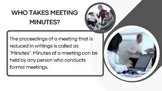 Minutes of Meeting | How to make and who takes Minutes of Meeting | basic elements of Meeting