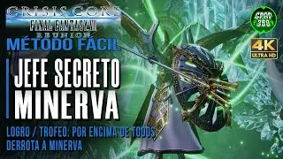 Crisis Core Final Fantasy VII Reunion | Jefe secreto Minerva y c&oacute;mo derrotarle f&aacute;cil (Logro/Trofeo)