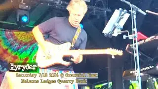 Charlie Morgan of HYRYDER shredding at Grateful Fest 2024 - Nelson Ledges Quarry Park
