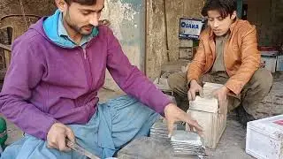 Insanely Brilliant Technique of Making A Lead Acid Battery at Workshop | Amazing Battery Process