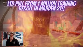 CRAZY *LTD PULL* FROM 1 MILLION TRAINING PACK OPENING IN MADDEN 21!! THIS 86+ PACK IS STRAIGHT FIRE!
