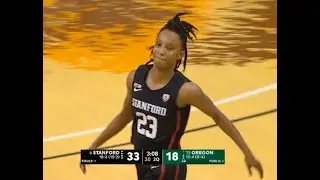 Highlights of #6 Stanford's Kiana Williams scoring 20 points in the HUGE win at #13 Oregon in Eugene