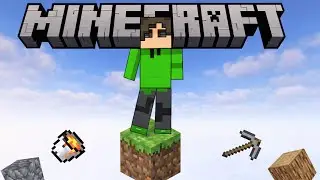 Surviving Minecraft On ONE BLOCK&hellip;