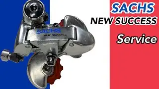 Sachs New Success rear derailleur: Service how to open overhaul.
