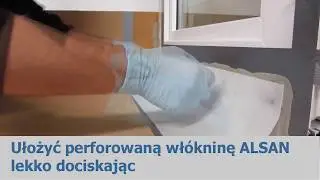 Obróbka okna żywicą ALSAN 770 TX