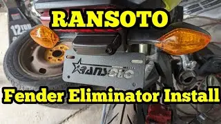 RANSOTO Honda Grom Fender Eliminator kit install