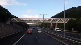 Road Views of Britain. North Wales Expressway A55 Old Colwyn to Llanfairfechan