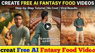AI से Fantasy Food World वीडियो कैसे बनाएं? | AI Block & Prompt Tutorial Hindi
