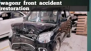 Wagonr front accident restoration#assamese #automobile #viral #dentersusant