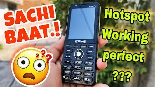 Gfive 4g ultra Pro Review‼️|| Hotspot Working Perfect⁉️