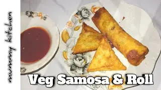 Veg samosa & roll recipe | frozen recipe | Ramdan recipe | mini bite samosa