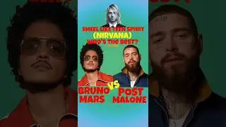 choose according to your taste 😎 #brunomars #postmalone #americanmusic #shorts #nirvana